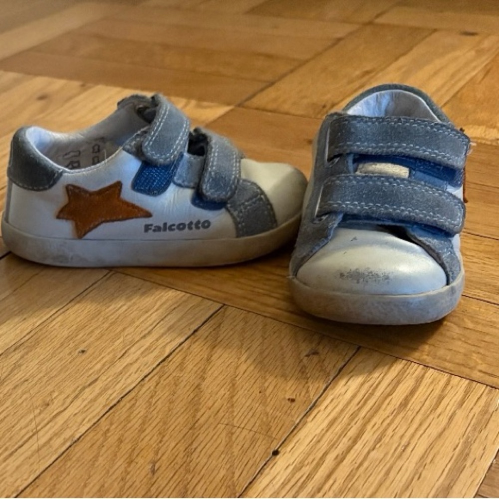 Alcott Kids Shoes - Orange and blue